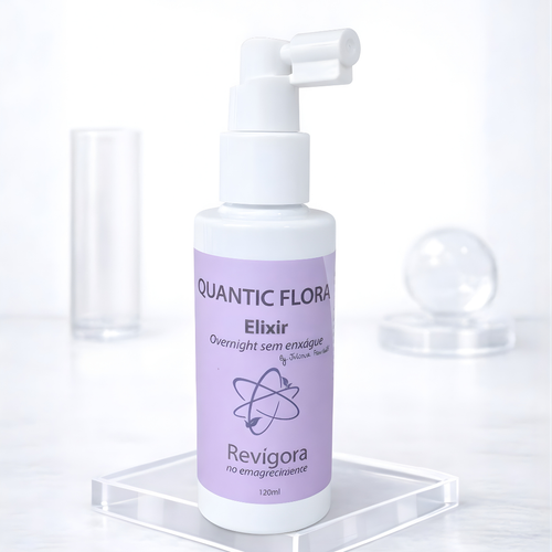 Elixir Revigora Efeito Matte Quantic Flora embalagem