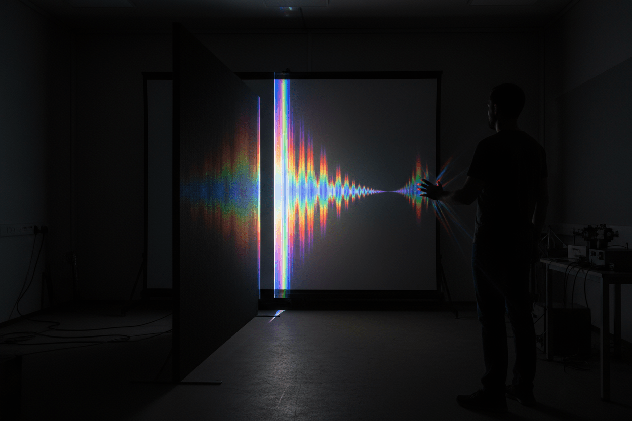 A Luz Revelada: Explorando o Experimento da Dupla Fenda e o Mistério da Consciência - QUANTIC FLORA