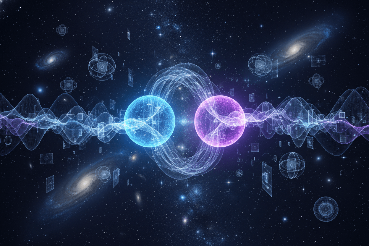 Emaranhamento Quântico: A Dança Invisível das Almas Entrelaçadas - QUANTIC FLORA