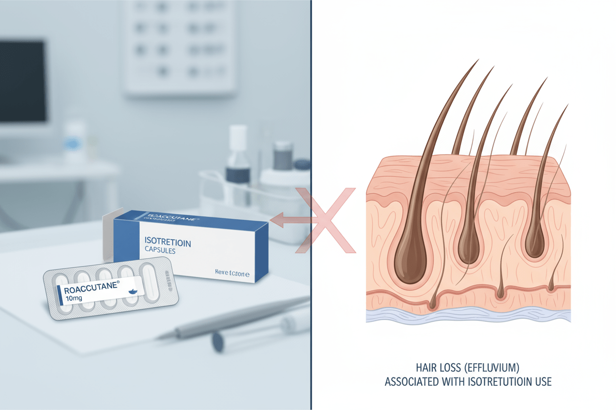 Entendendo a conexão entre Roacutan e queda de cabelo - QUANTIC FLORA