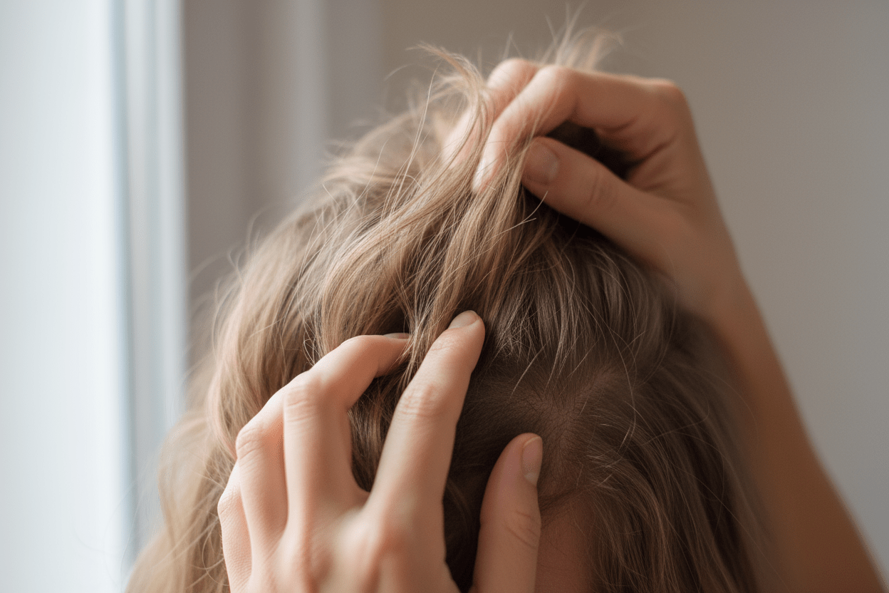 Puxar e tocar no cabelo é causa de queda de cabelo? - QUANTIC FLORA