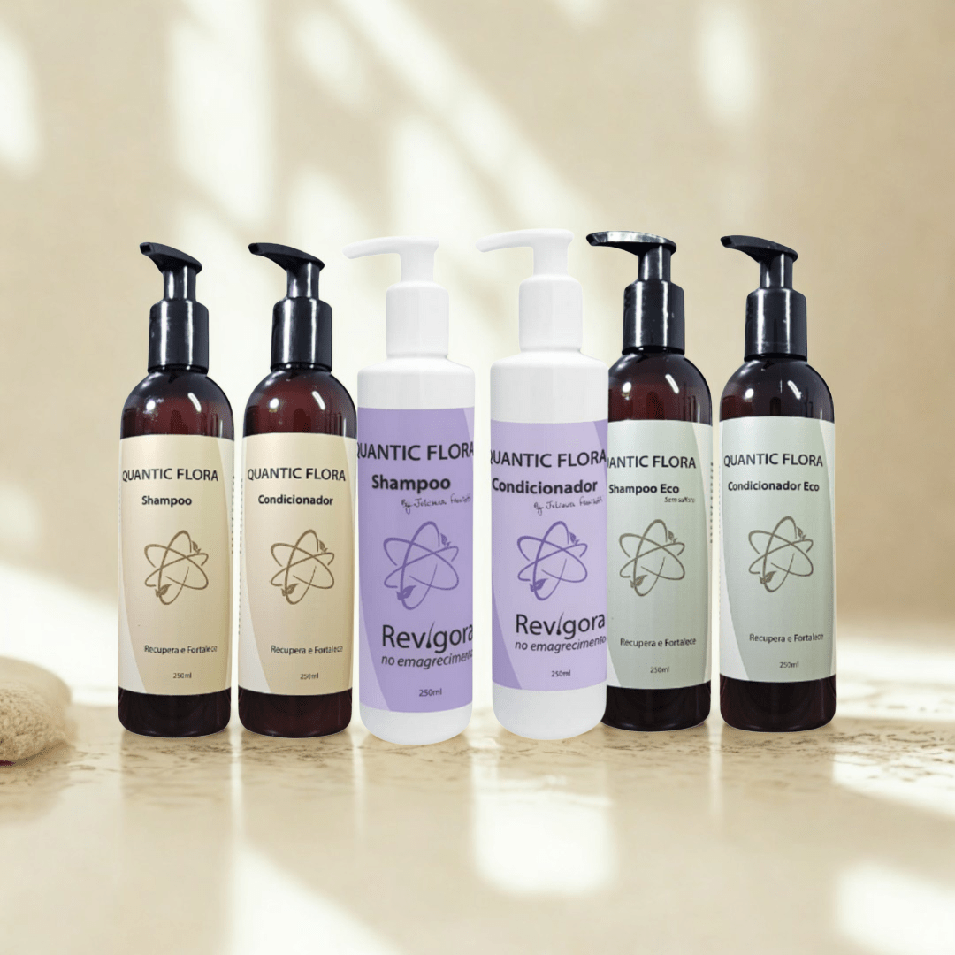 VIII - SHAMPOO E CONDICIONADOR - QUANTIC FLORA