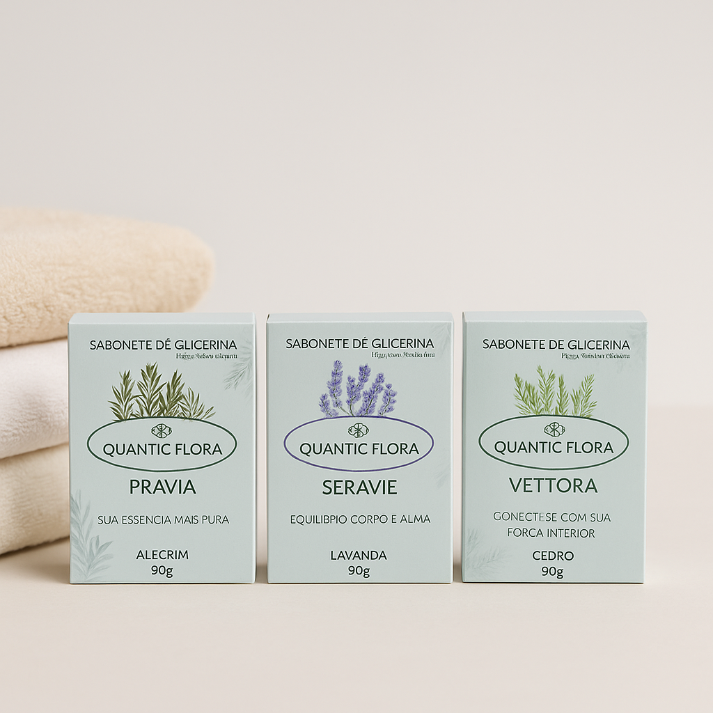KIT PREMIUM - PRAVIA, SERAVIE E VETTORA - COM ÓLEO ESSENCIAL