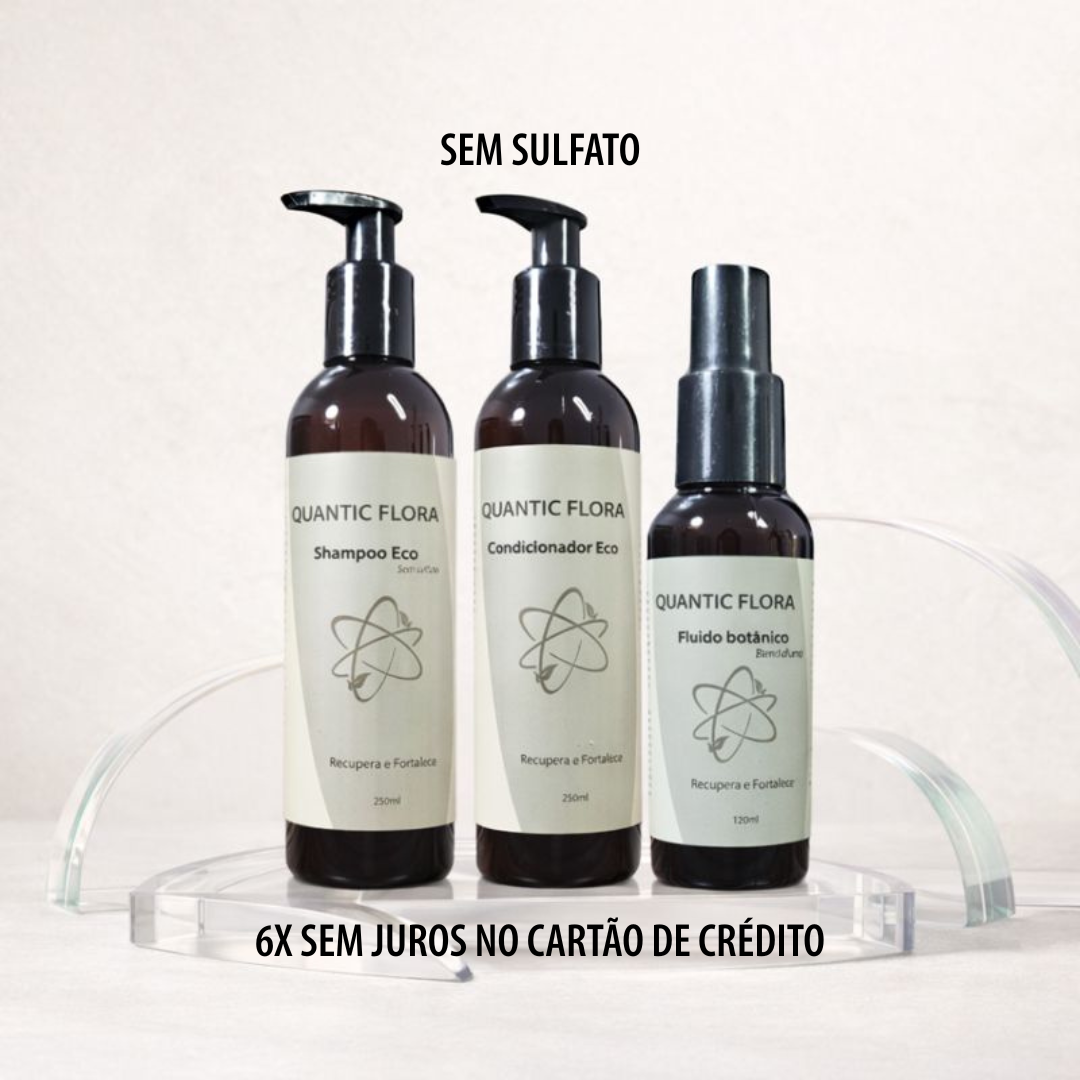 KIT TESLA II ECO: FORÇA E RENOVAÇÃO MODERADA - CUIDADO DIURNO - SEM SULFATO