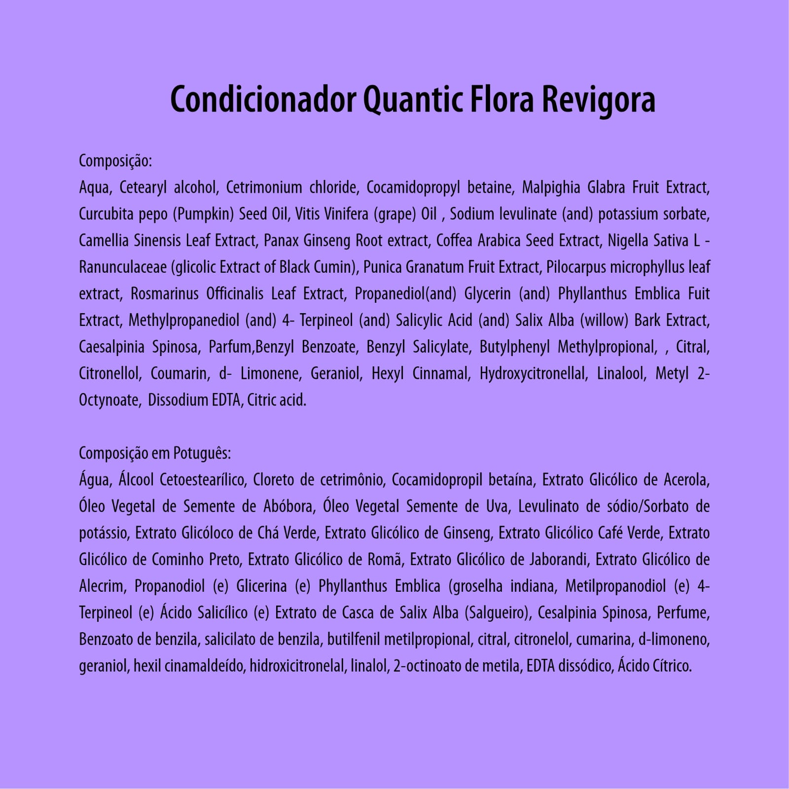 CONDICIONADOR BY DRA. JULIANA FRANZOTTI - QUANTIC FLORA