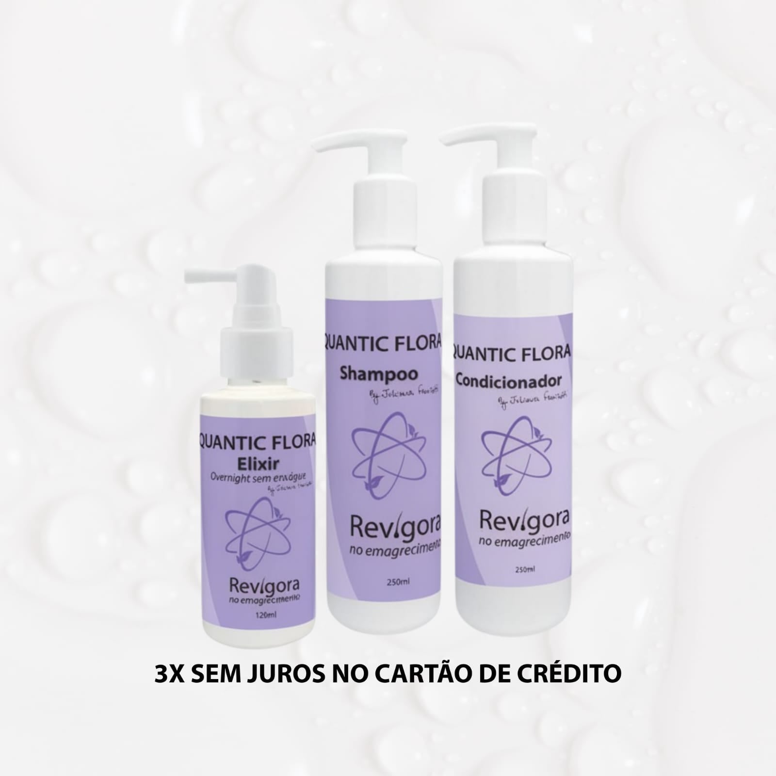 KIT TESLA REVIGORA BY DRA JULIANA FRANZOTTI - QUANTIC FLORA
