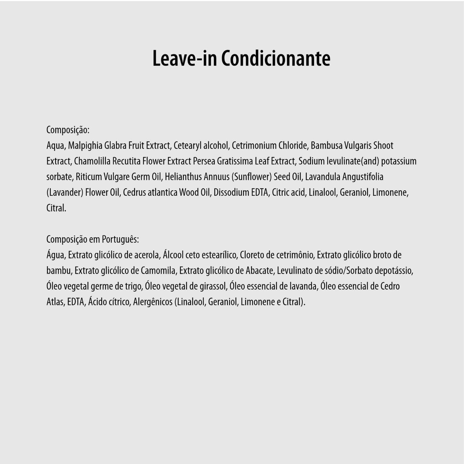 LEAVE - IN CONDICIONANTE - QUANTIC FLORA