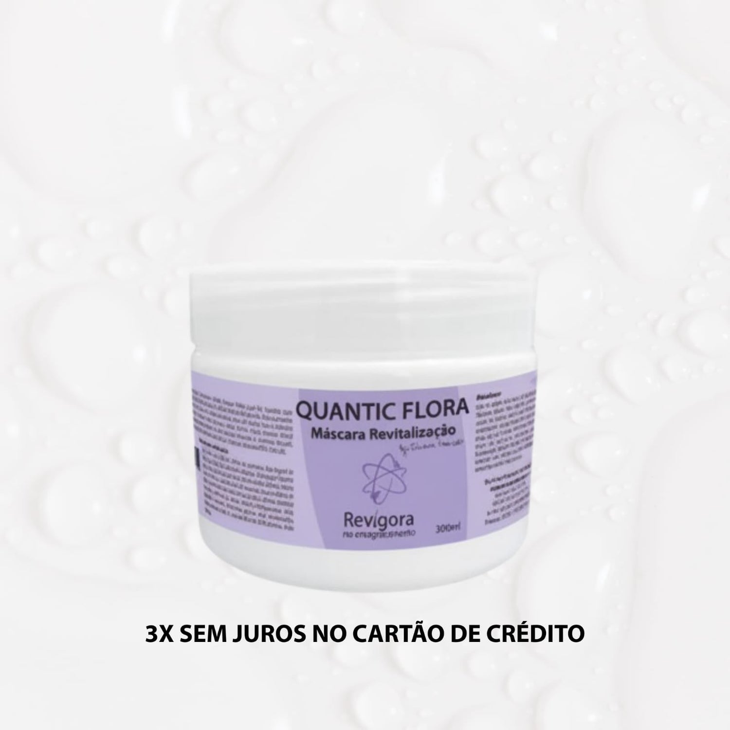 MÁSCARA DE REVITALIZAÇÃO BY DRA. JULIANA FRANZOTTI - QUANTIC FLORA