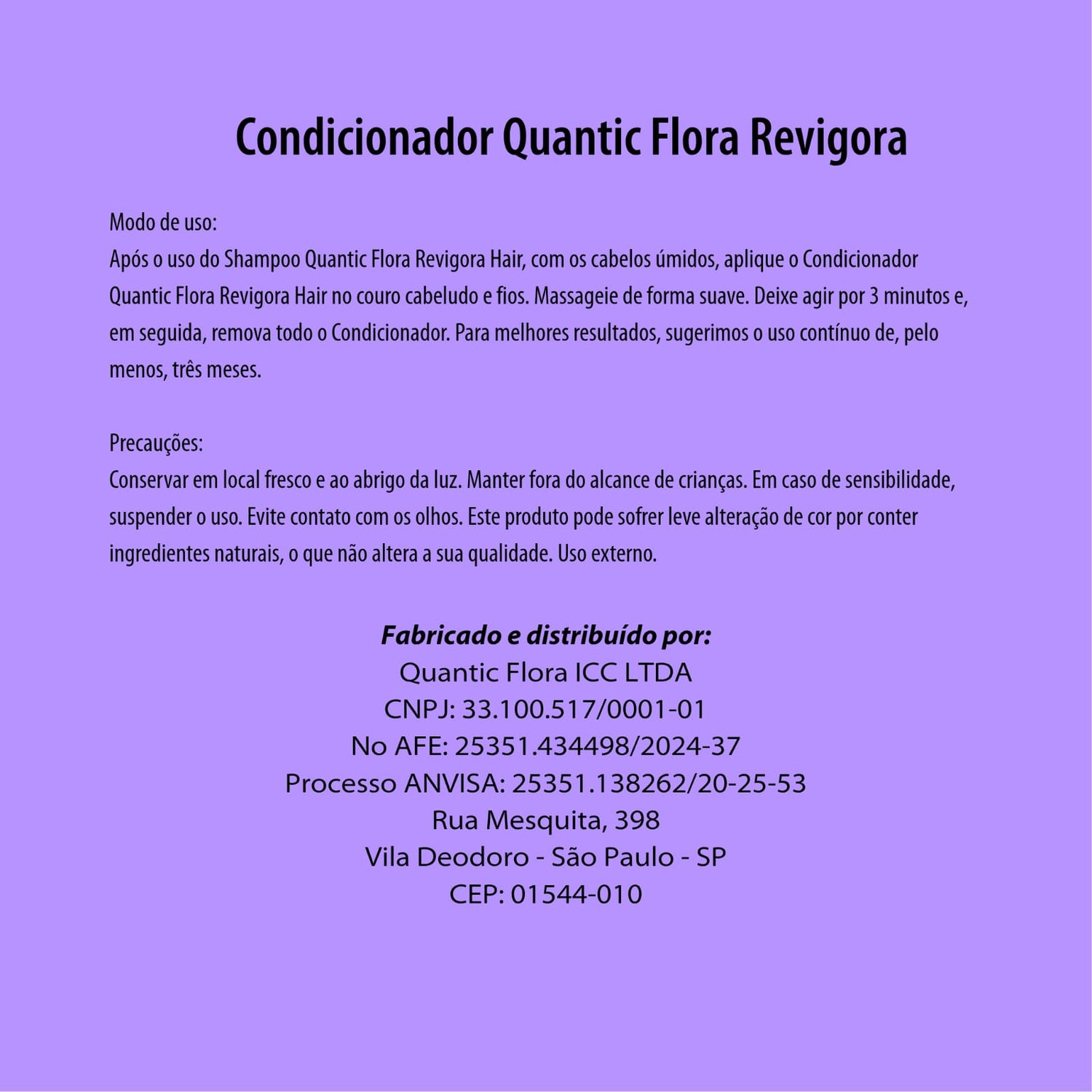 Condicionador Quantic Flora by Dra. Juliana Franzotti 60ml