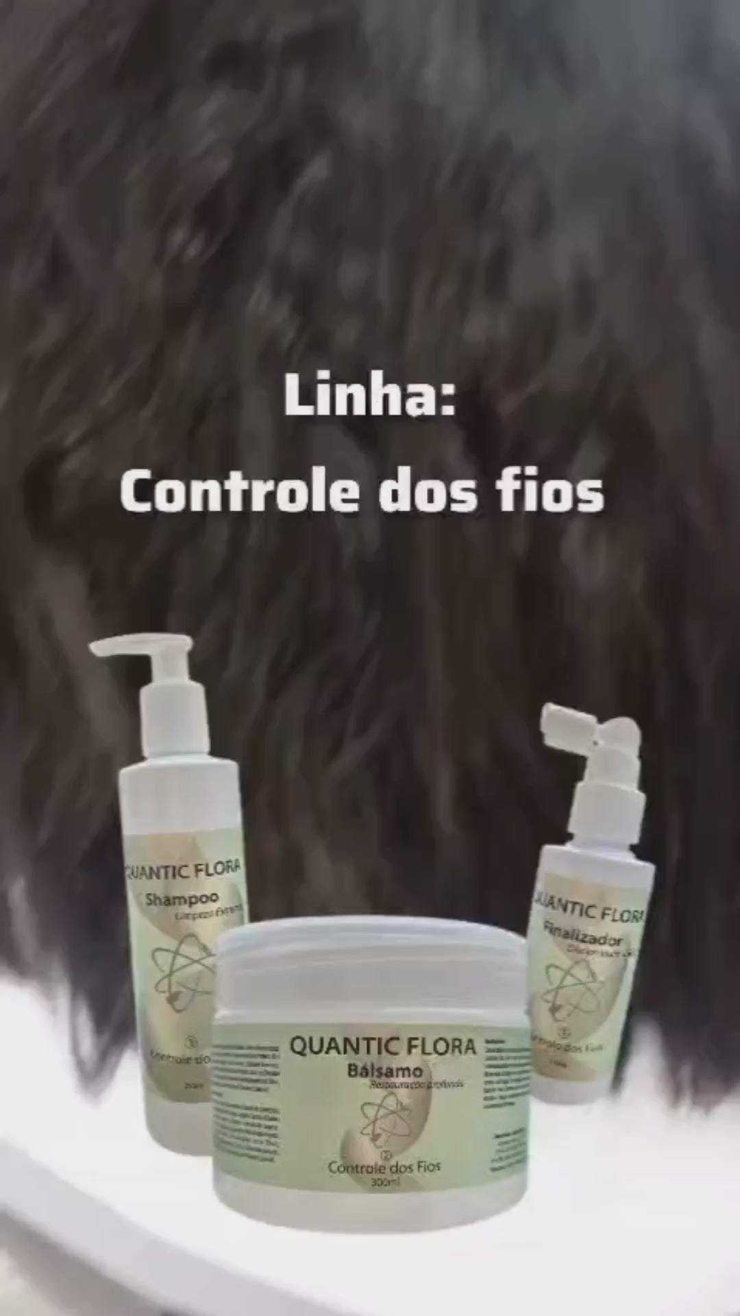 Kit Controle dos Fios Quantic Flora – Disciplina Inteligente, Brilho e Toque Profissional