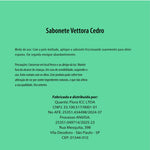 SABONETE DE GLICERINA VEGETAL CEDRO - VETTORA - COM ÓLEO ESSENCIAL - SEM SULFATO - QUANTIC FLORA
