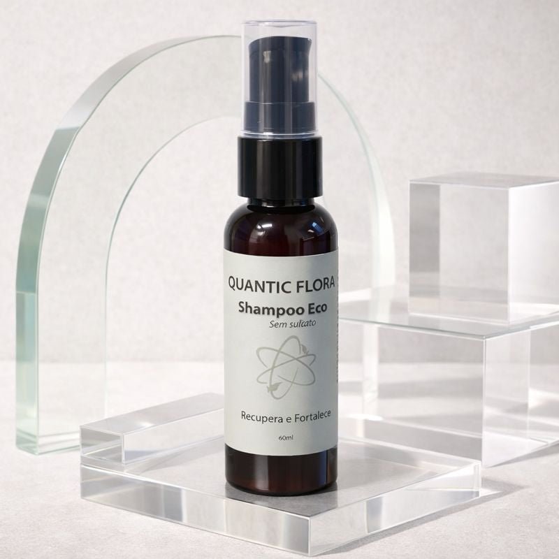 Shampoo Eco Sem Sulfato Recupera e Fortalece Quantic Flora 60 ml - QUANTIC FLORA