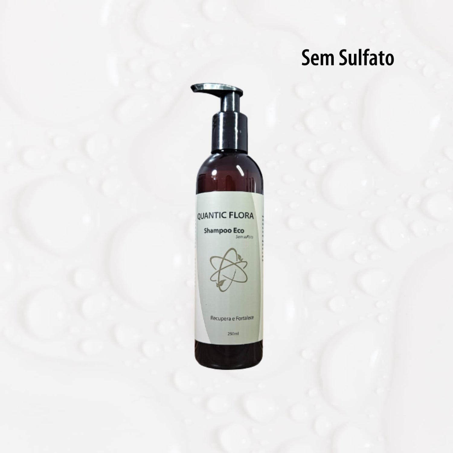 SHAMPOO RESTAURADOR E FORTALECEDOR - SEM SULFATO - QUANTIC FLORA