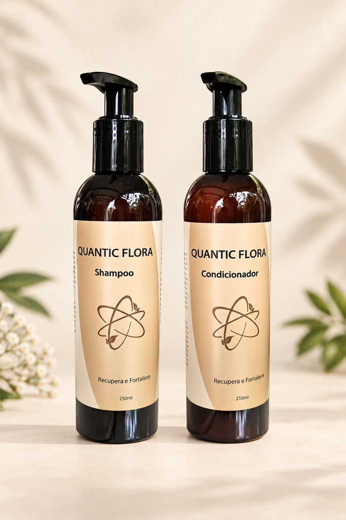 SHAMPOO E CONDICIONADOR RECUPERA E FORTALECE