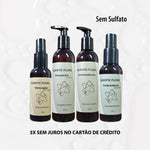 SUPER KIT TESLA ECO: FORÇA E RENOVAÇÃO INTENSA - CUIDADO 24 h - SEM SULFATO - QUANTIC FLORA